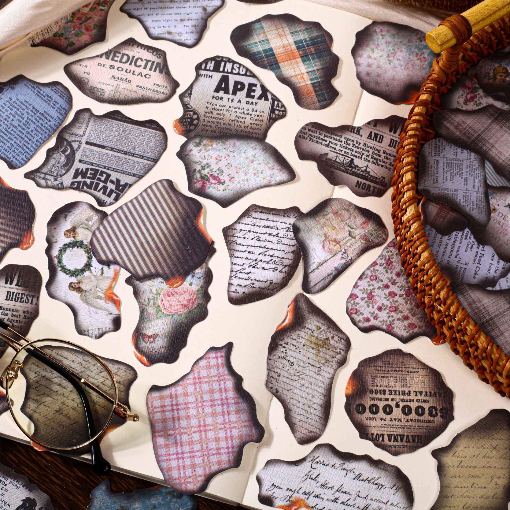 0926 The Language of Time Sticker -20Pcs each pack
