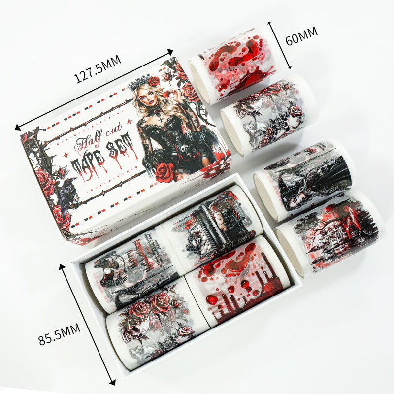 T-119- Halloween night language Tape Set *pre-cut