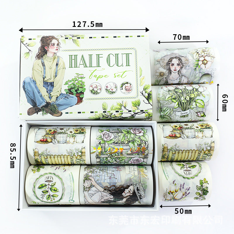 T-137- Gardening Time Tape Set *pre-cut