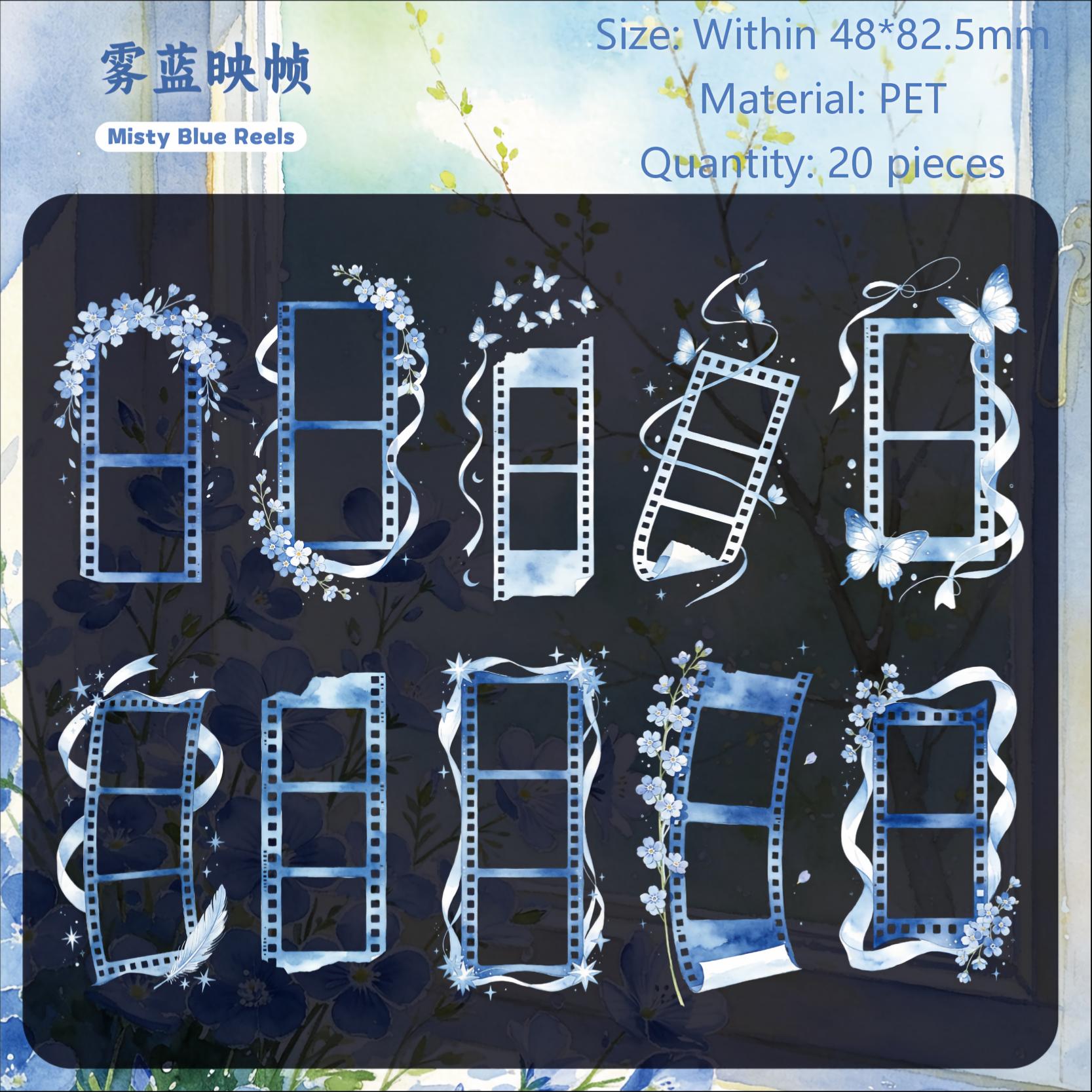 Film PET Stickers -20Pcs each pack