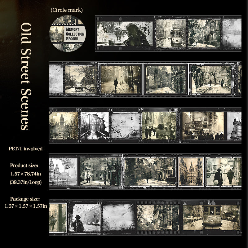 1103 Vintage film PET tape -4cm*2m