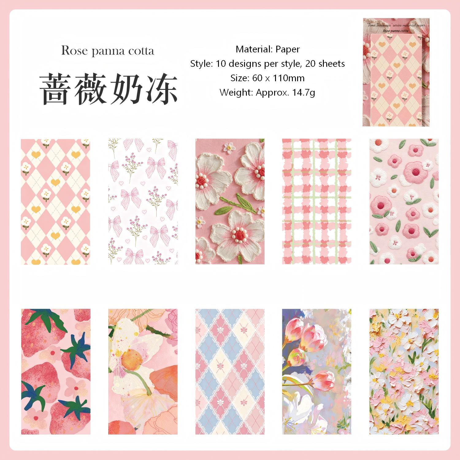 Time Treasures Paper -20Pcs each pack