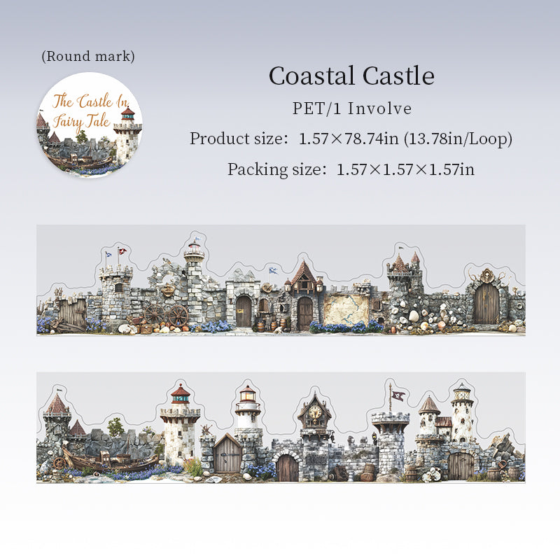 The Castle in Fairy Tale PET Tape (4cm x 2m)