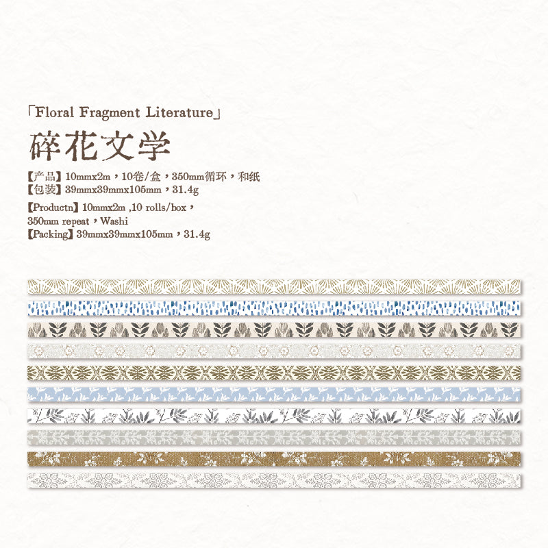 260205 Vintage / colorful Washi Tape -4cm*2m