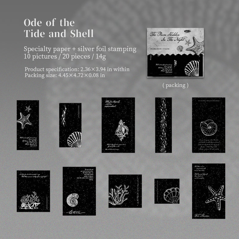 1027 Hiding in the dark paper -20Pcs each pack