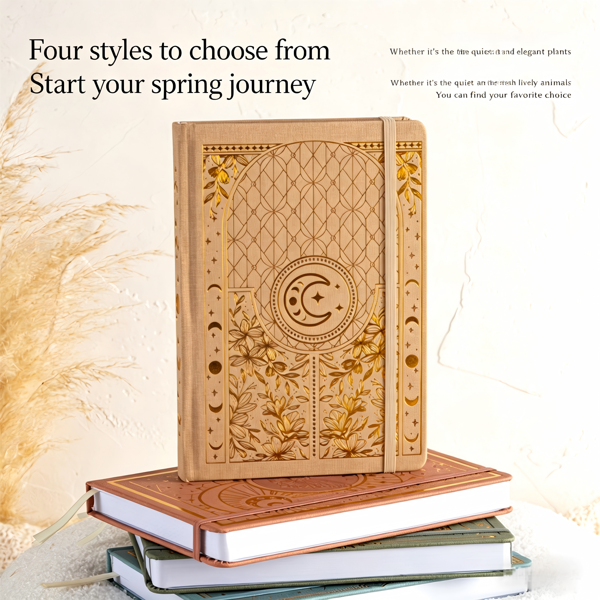 A5 Vintage Gold Foil Notebook