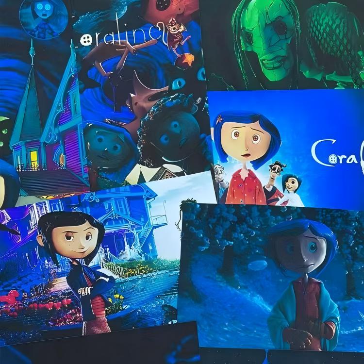 260119 A4 size Coraline &  the Secret Door Style paper 12 pcs