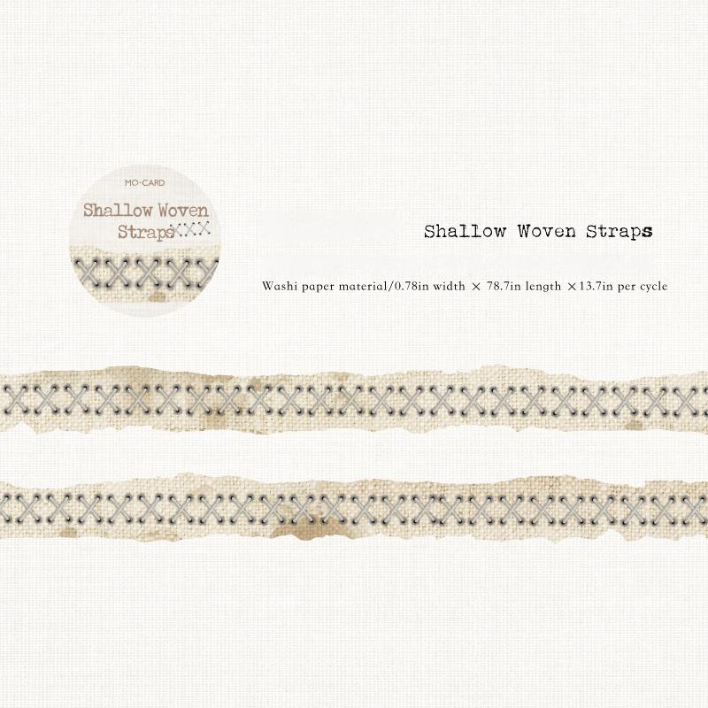 1025 Ripped edge sewing Washi tape -2cm*2m