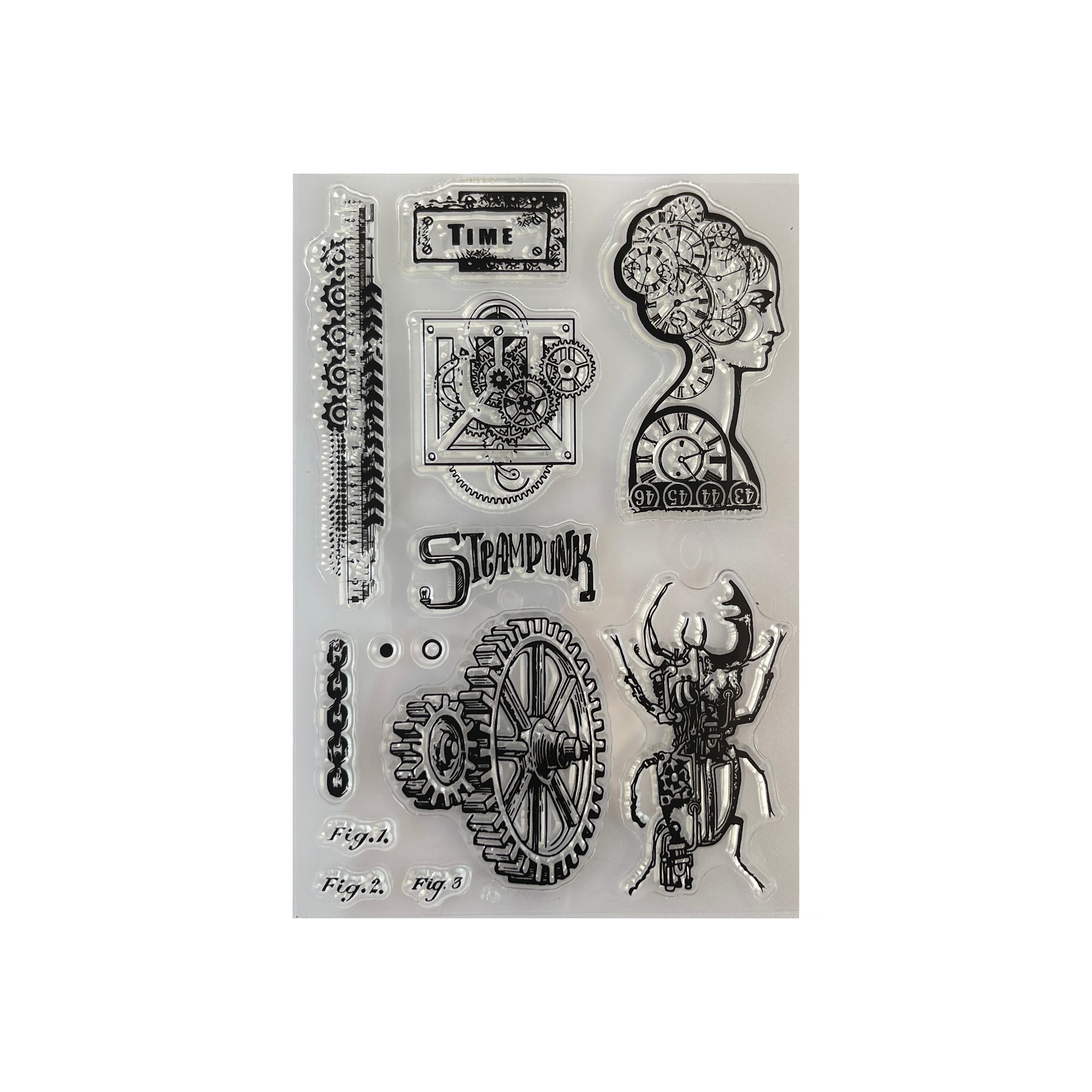 0630 Steampunk Clear Stamp 15cm*10cm