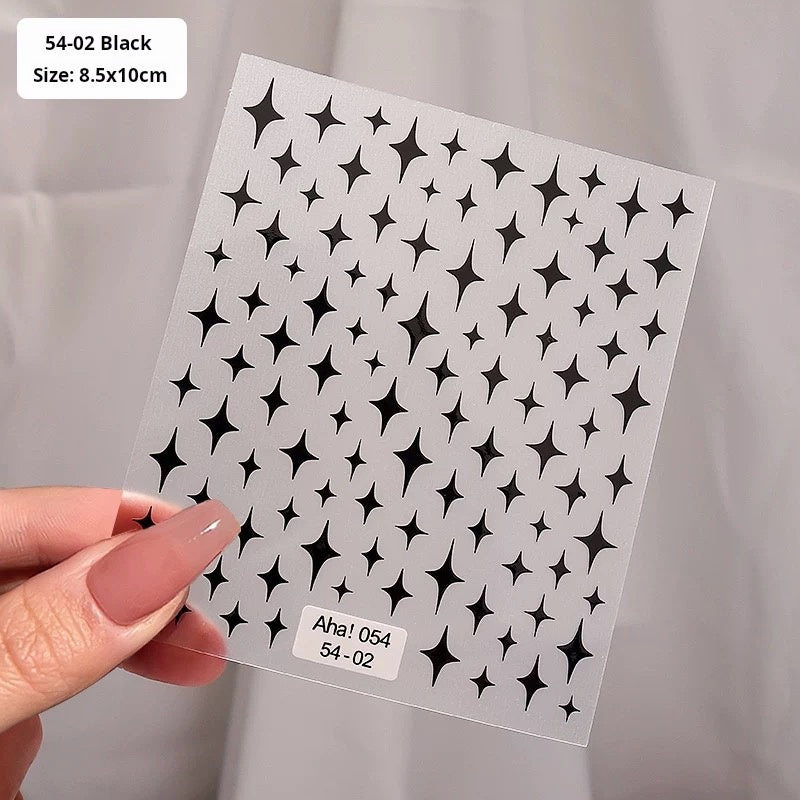 1118 M256- Star Mini sticker 1 Pcs