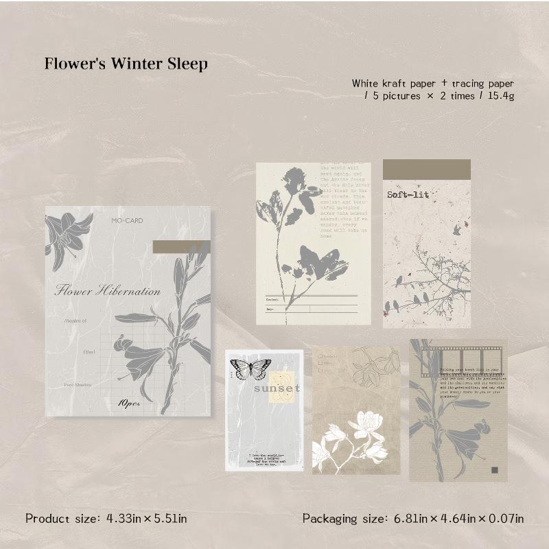 260123 The Realm of plain shadows Solid paper -10Pcs each pack