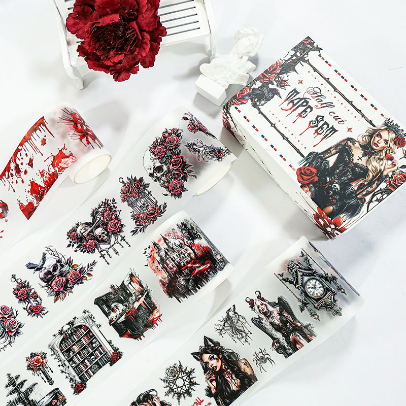 T-119- Halloween night language Tape Set *pre-cut