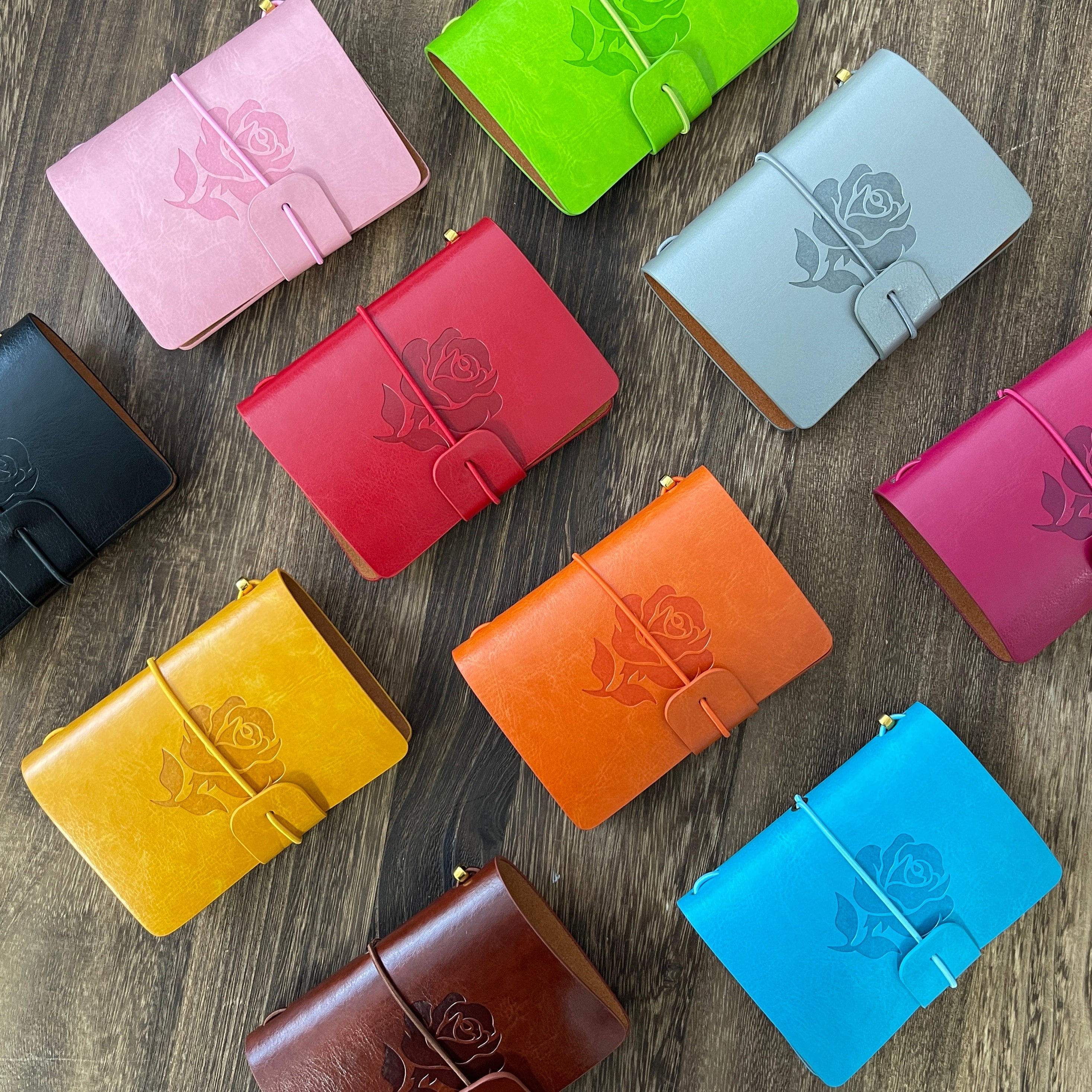 Embossed Rose Small Notebook