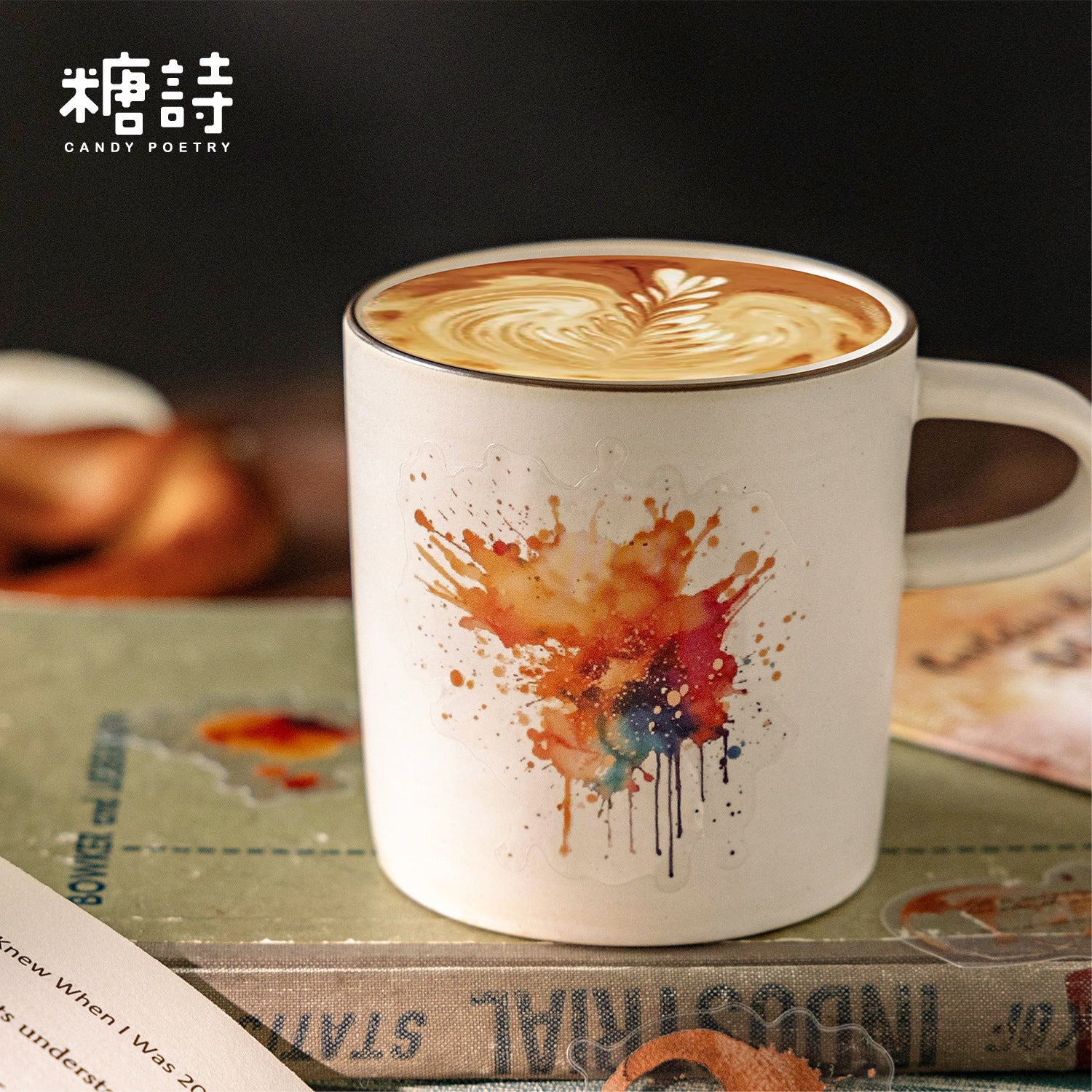 0510 Waterolor Museum Series PET Sticker -30Pcs each pack