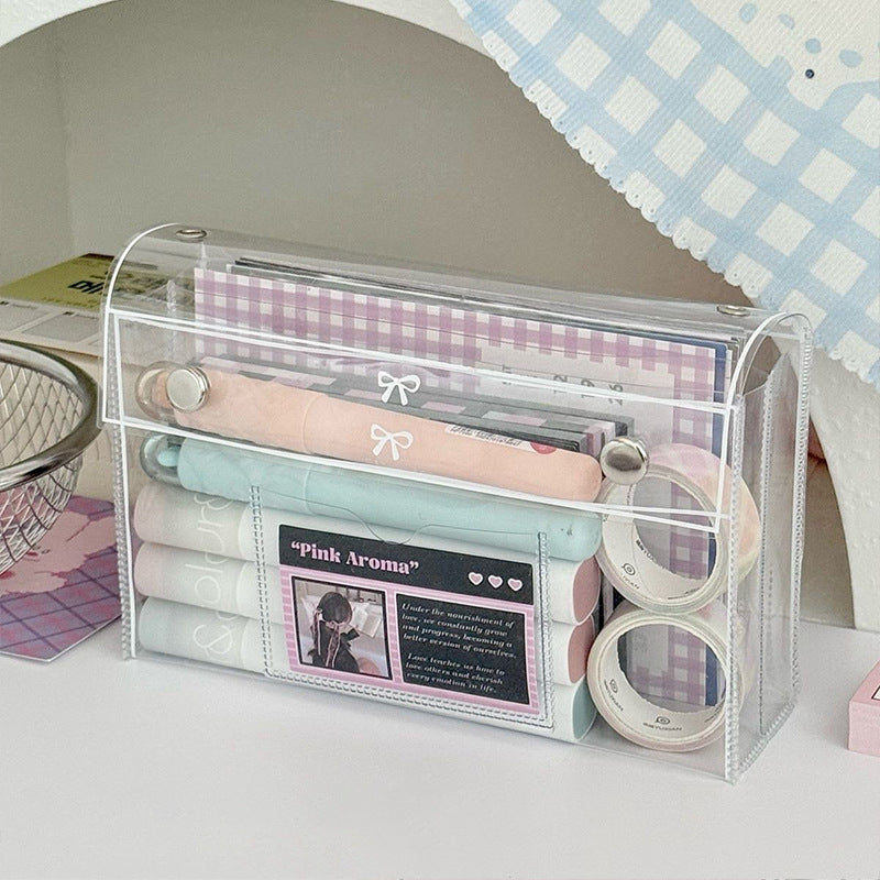Transparent Pencil Pouch (17.5 x 4.5 x 10cm)