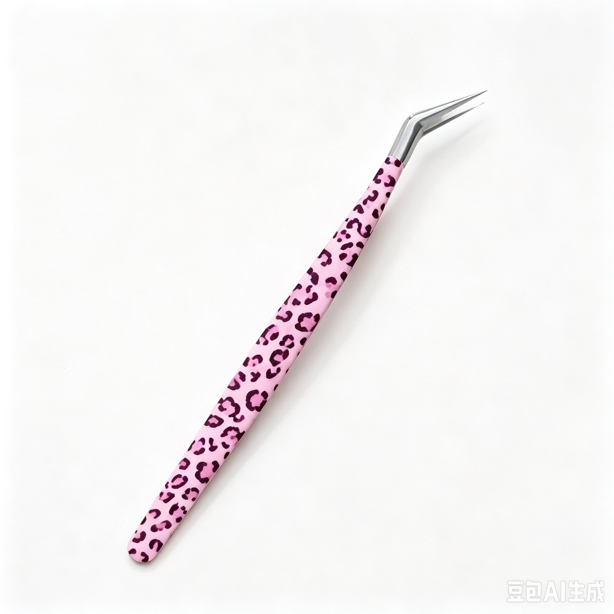 Leopard print Tweezers *Curved tweezer head