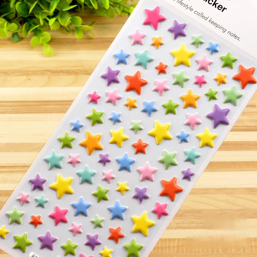 260103 Colored star sticker -1Pcs each pack