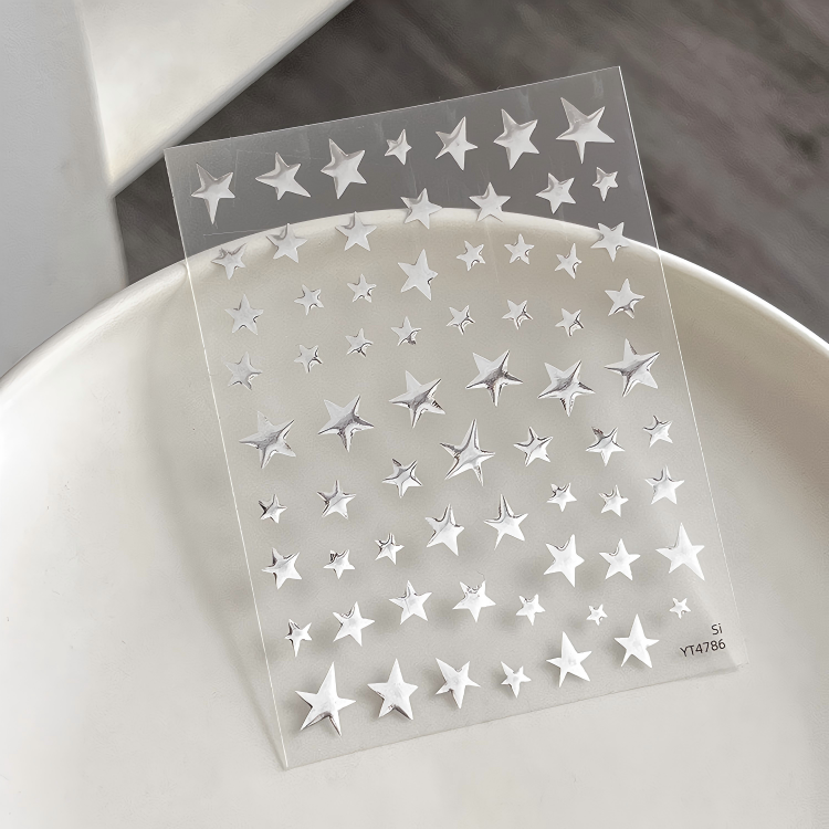 M298- Five-pointed star Mini sticker 1 Pcs