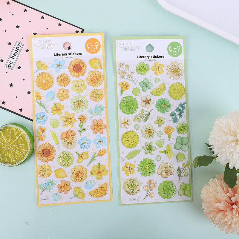 0403 Little fresh Series PVC Sticker -1Pcs each pack