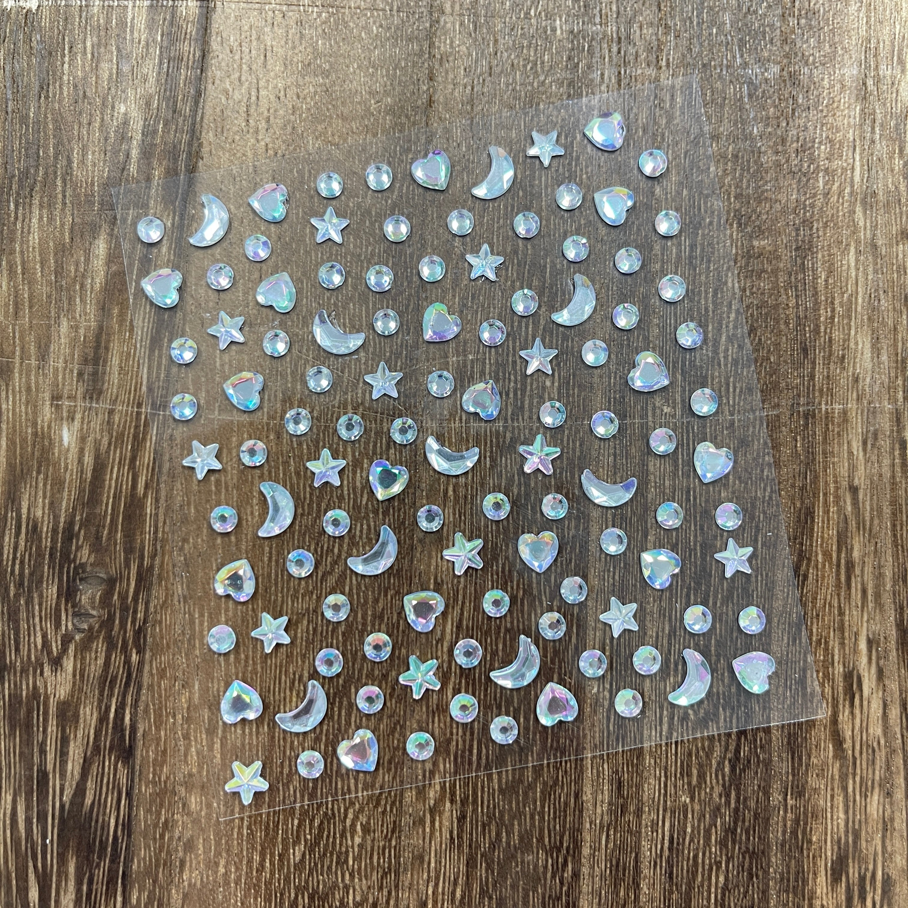 0908 Stars moon Diamond Sticker 1pcs 1pack