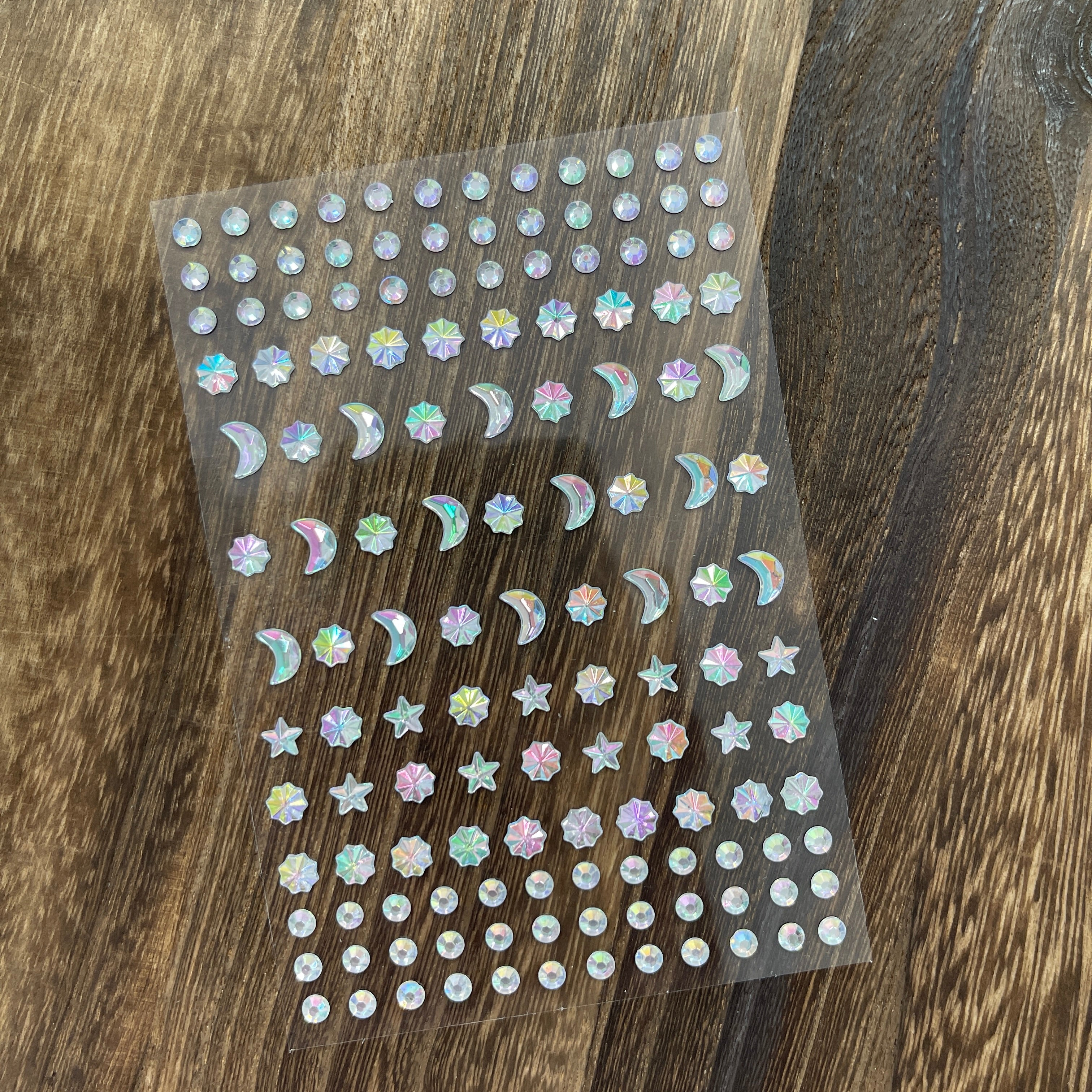 1011 Stars moon Sticker 1pcs 1pack
