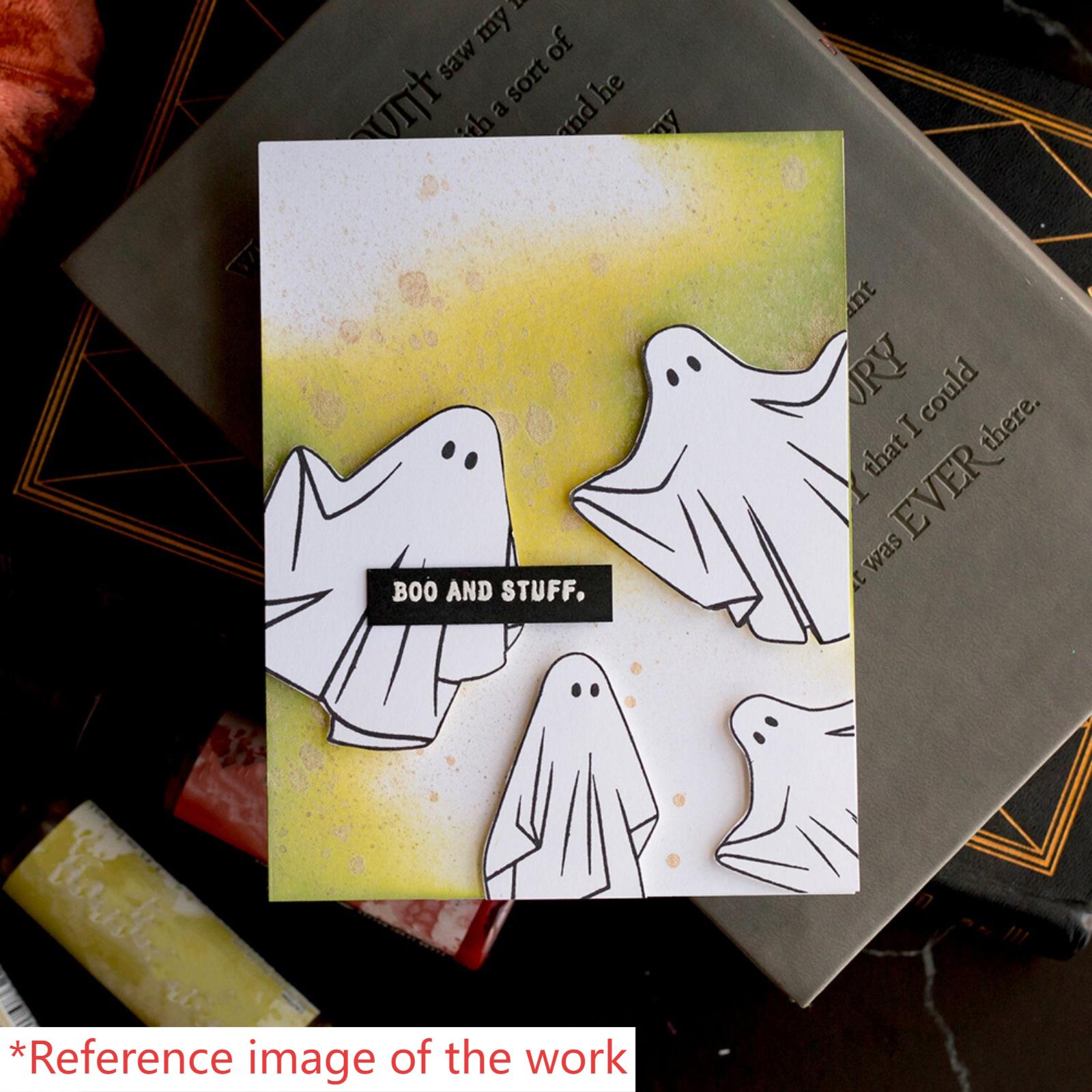 1016 Halloween ghost Clear Stamp 17cm*20cm