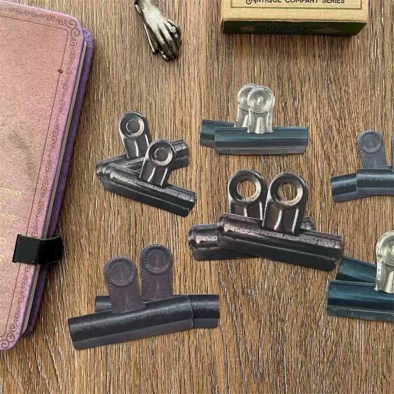 Vintage Mini Clips Solid Stickers -12Pcs each pack
