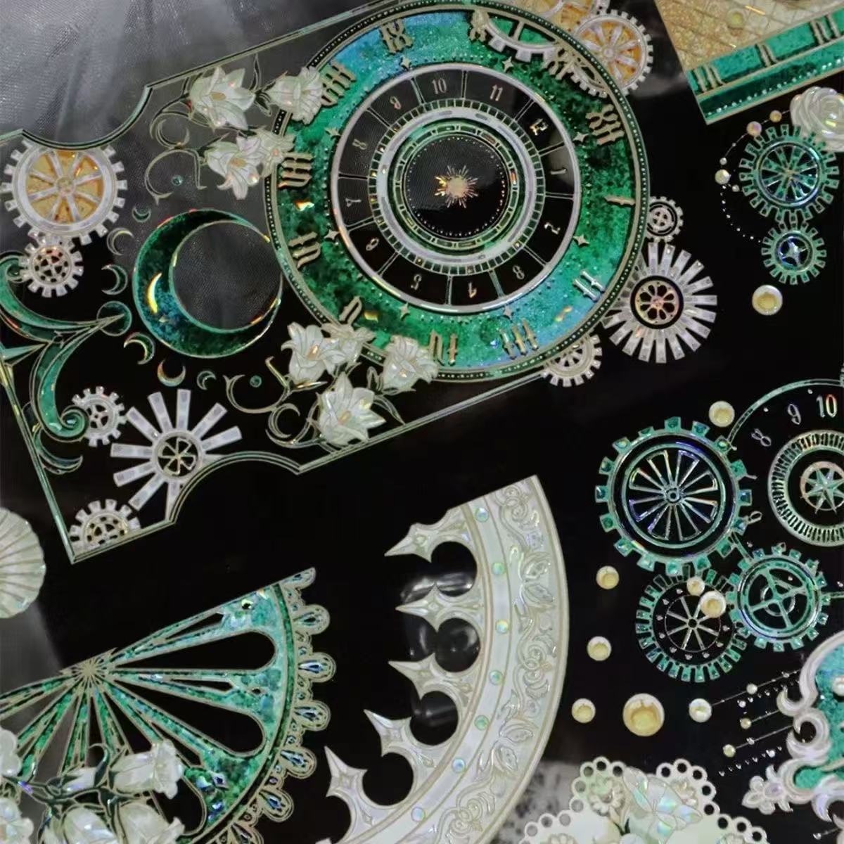 Gears and Clocks Shell Gloss PET Tape (6 x 100 cm) 1 loop