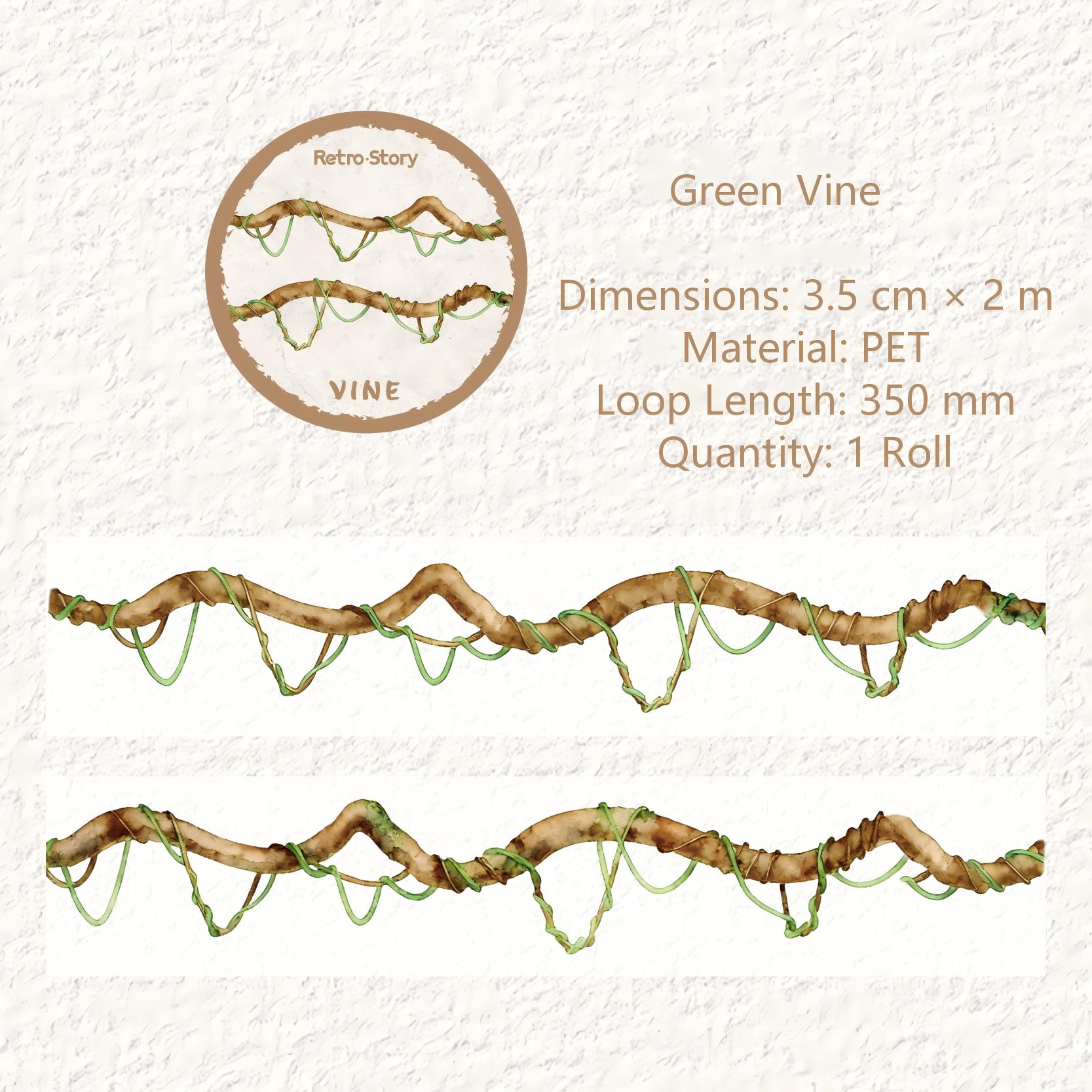 260402 Vine PET Tape -3.5cm*2m
