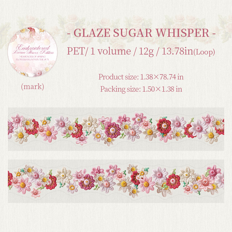 0622 Flowers PET tape 3.5cm*2M