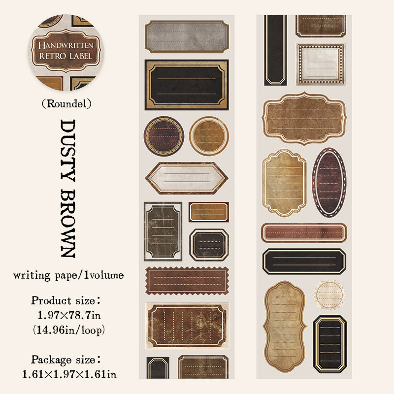 260227 Label Writing Paper Tape -5cm*2m