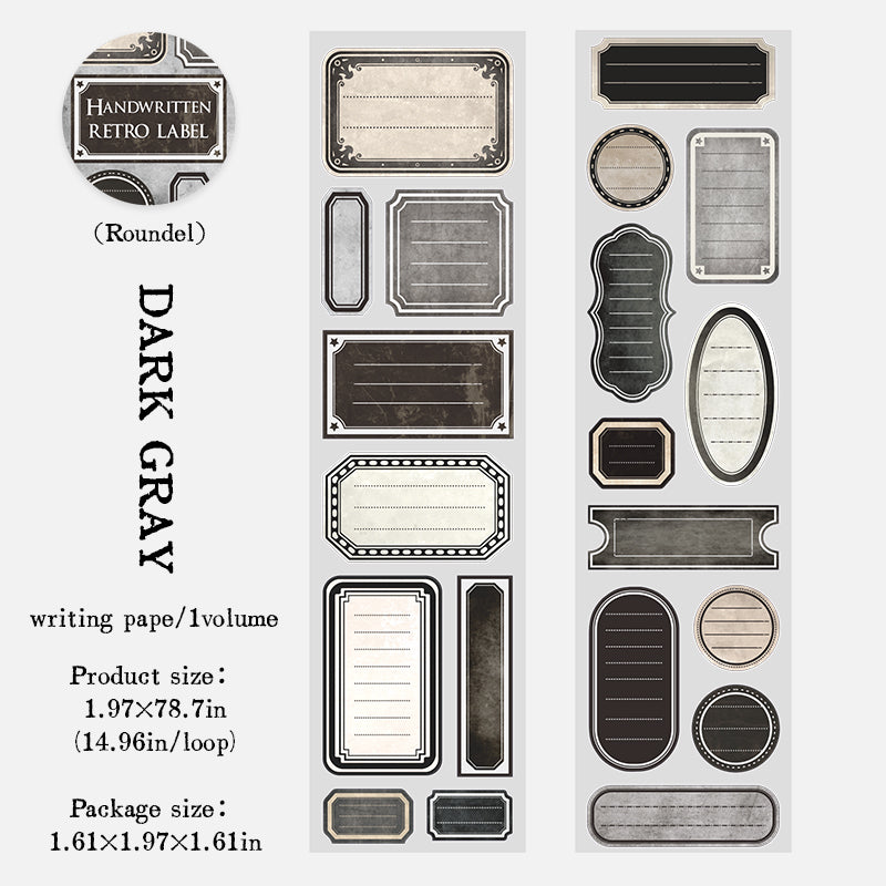 260227 Label Writing Paper Tape -5cm*2m