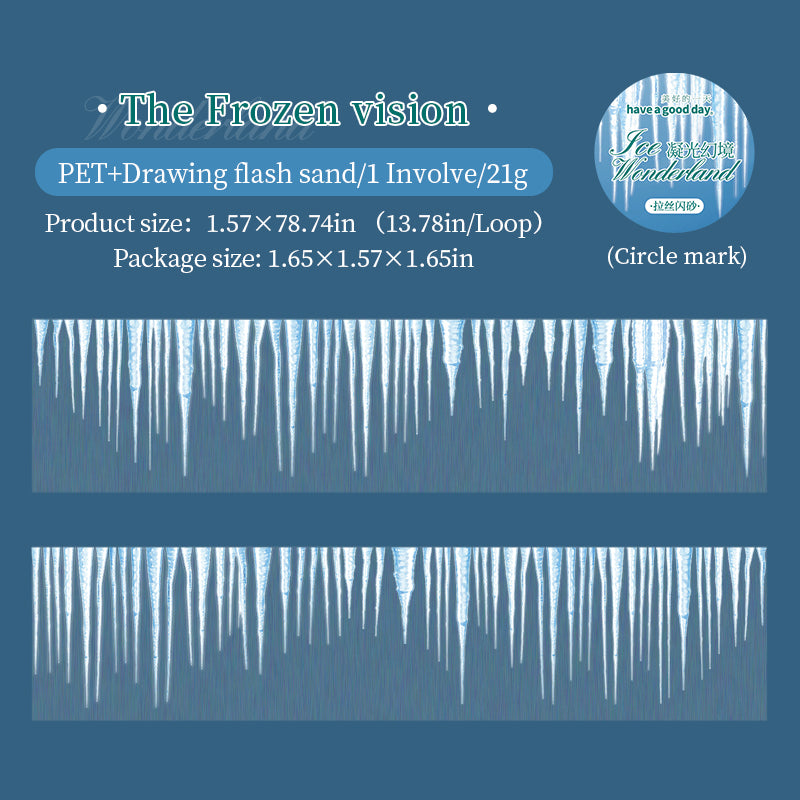 1124 Ice Wonderland PET Tape -4cm*2m