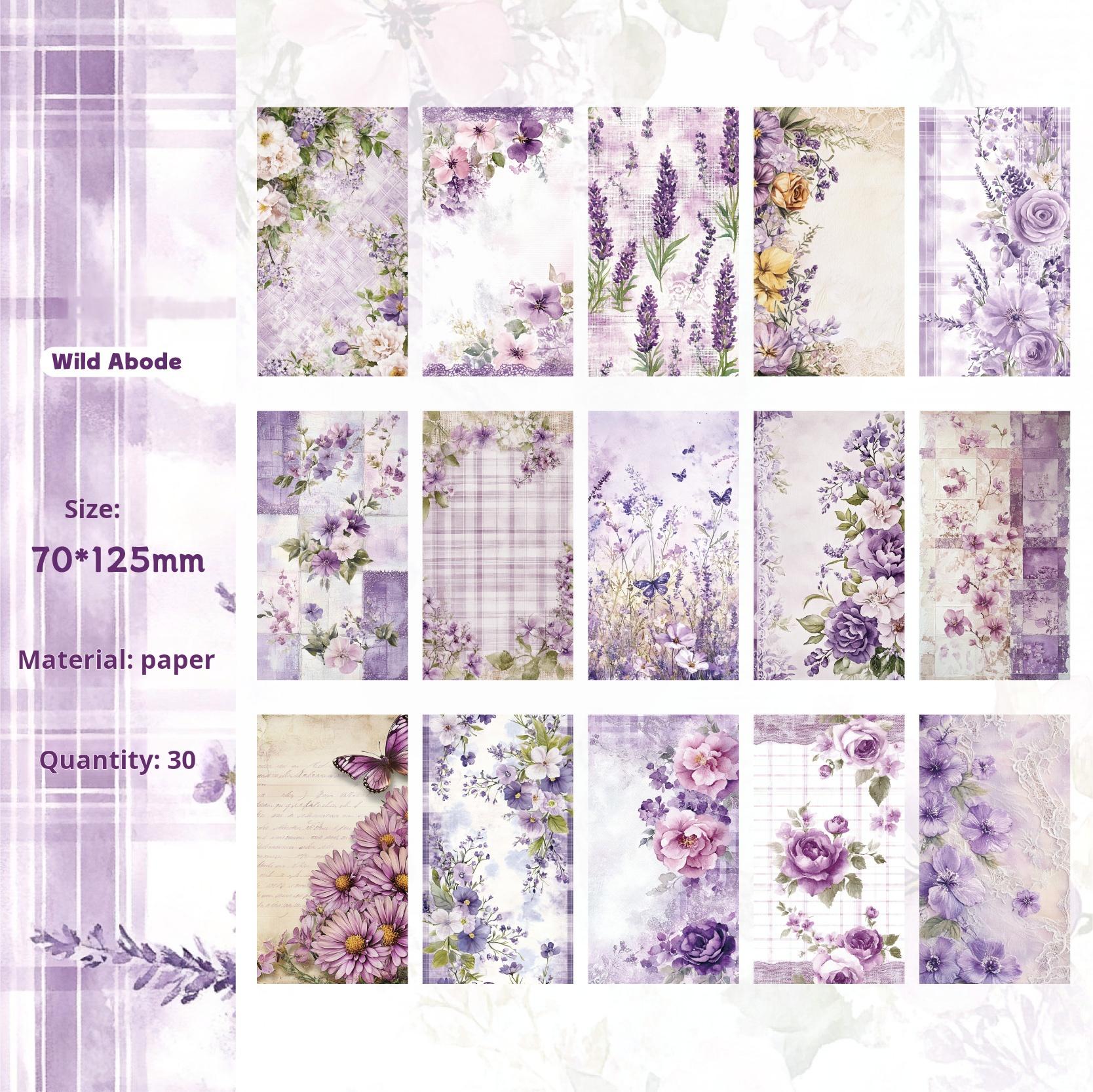 0909 Flowers paper -30Pcs each pack