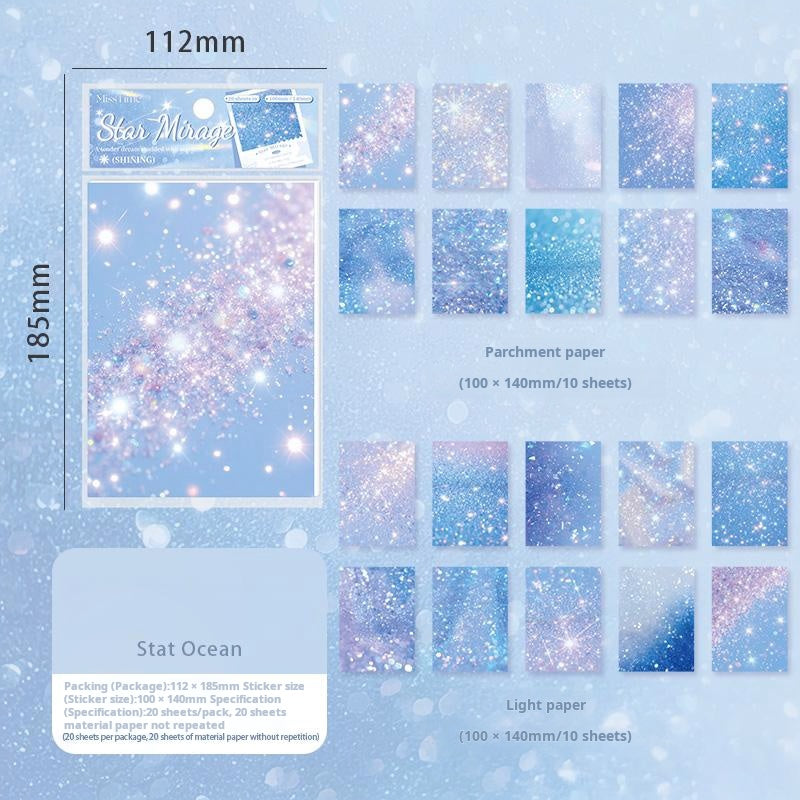 0918 Starlight paper -20Pcs each pack