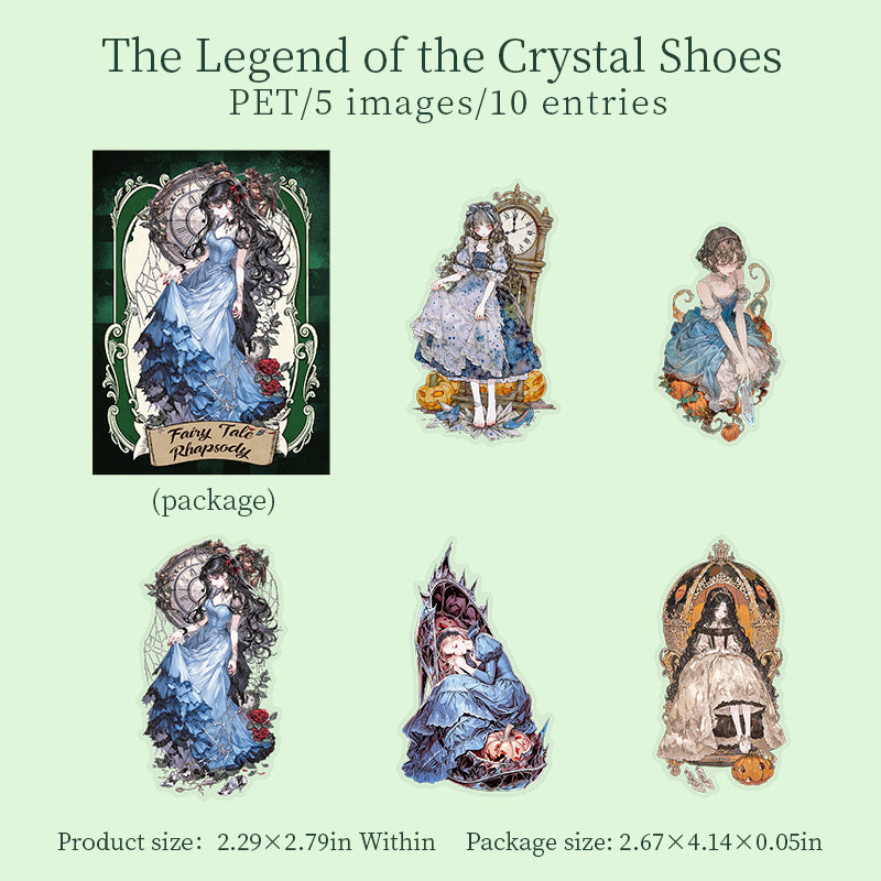 Fairy Tale Rhapsody PET Stickers -20Pcs each pack