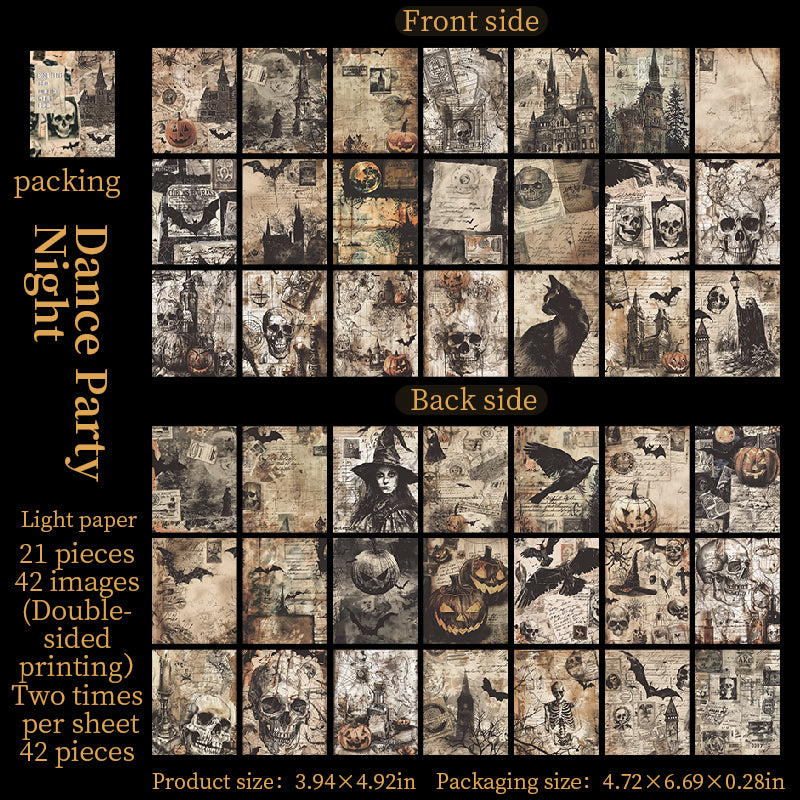 0720 Ghost notes paper -42Pcs each pack