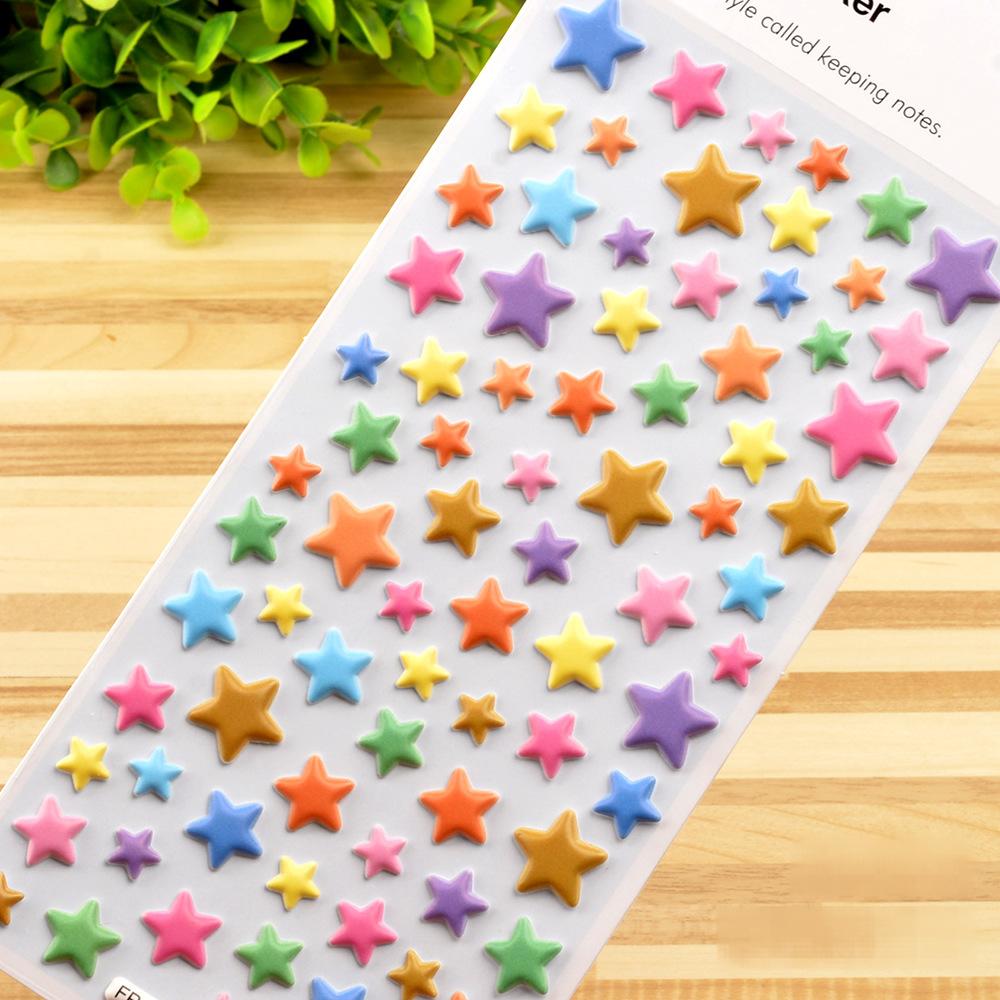 260103 Colored star sticker -1Pcs each pack
