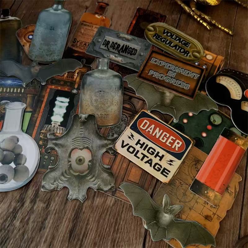 260314 Cthulhu Laboratory cardstock -24Pcs each pack