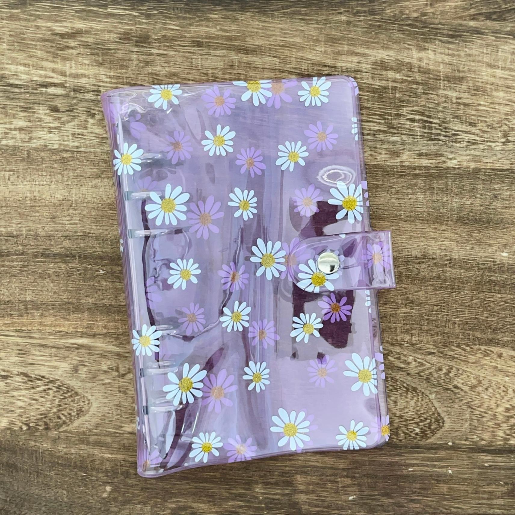 260110 A6 Clear daisy binder journal *Not include inner pages