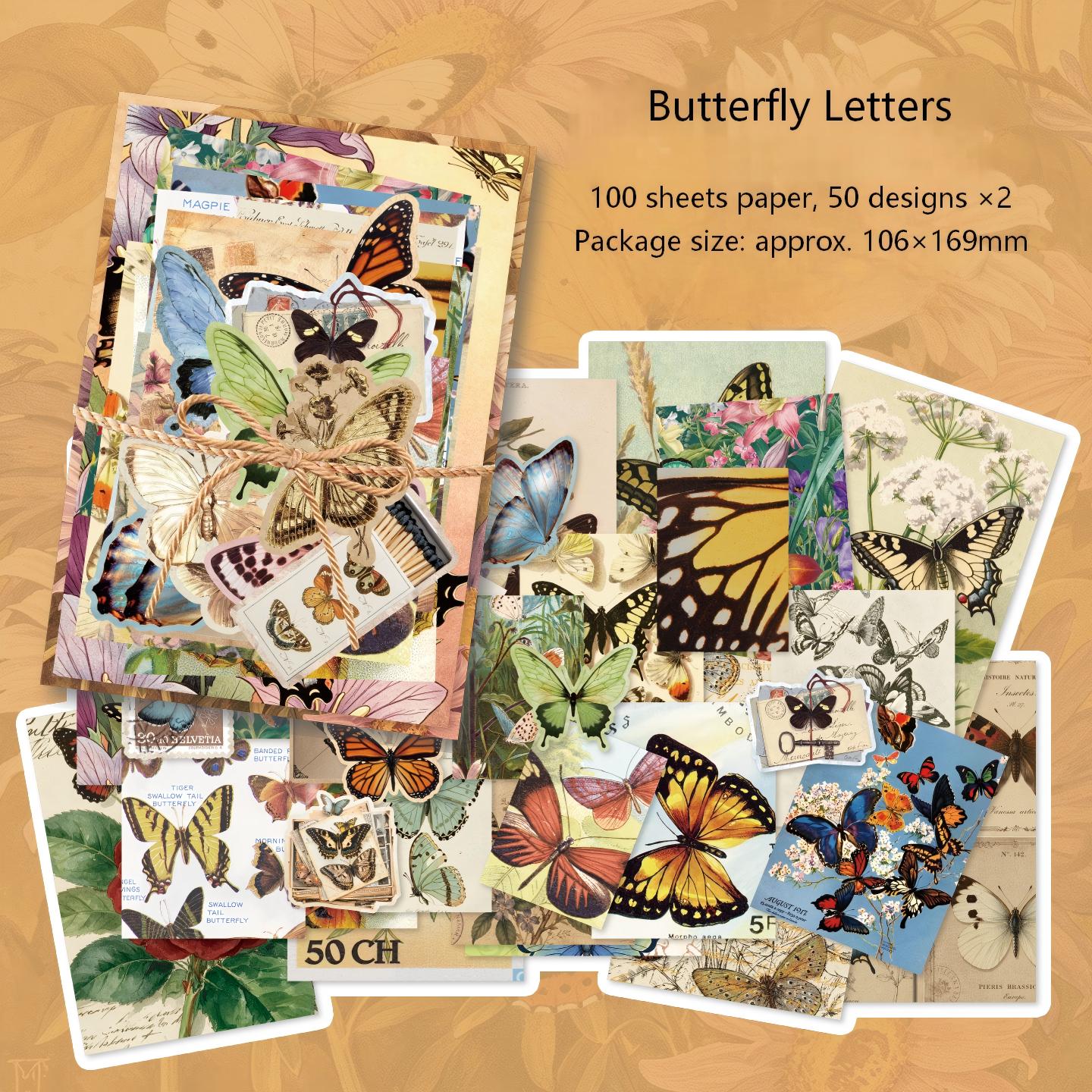 Memory of Old Days Paper -100Pcs each pack
