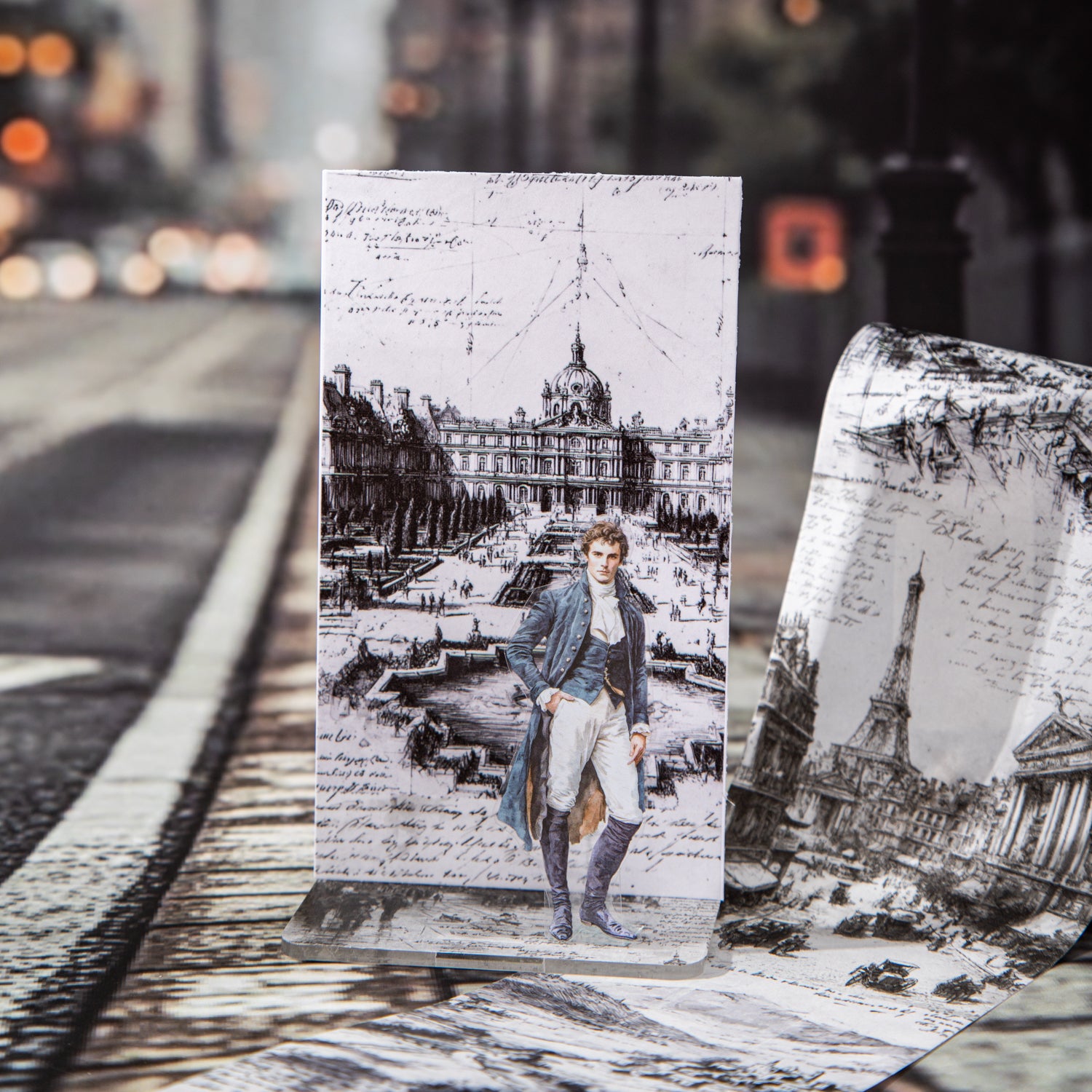 260120 European Travel Guide Washi Tape -8cm*2m