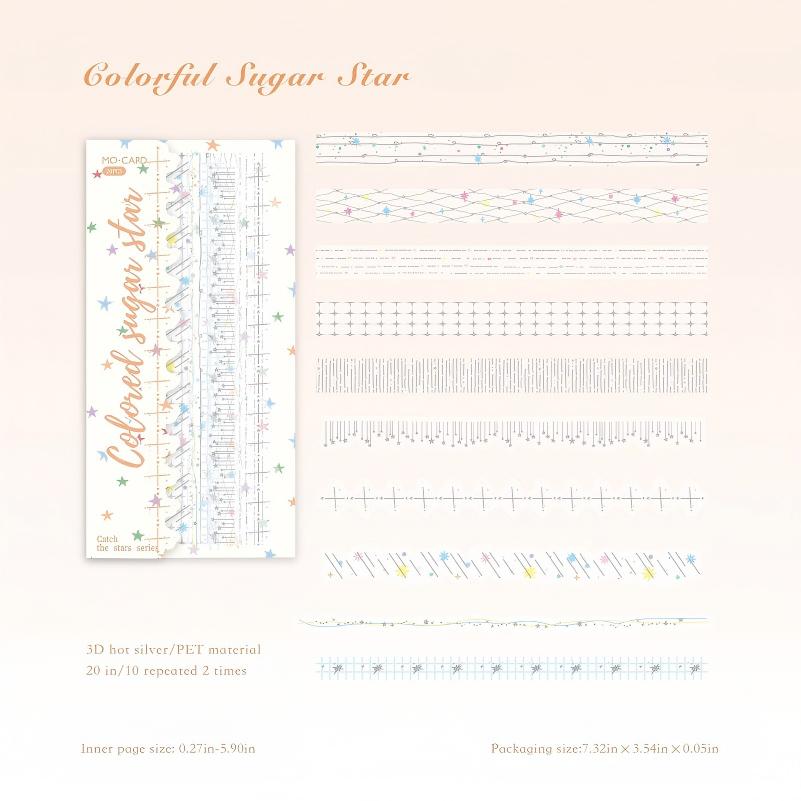 1115 Catch the stars PET sticker -20Pcs each pack