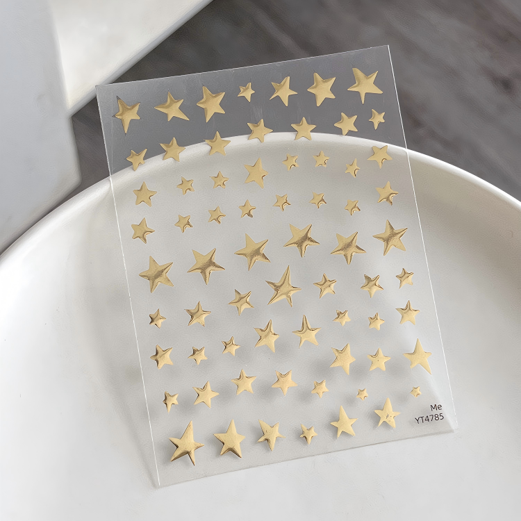 M298- Five-pointed star Mini sticker 1 Pcs