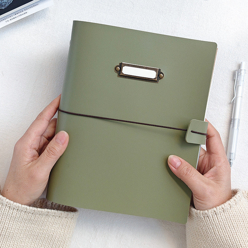J-13- A5 water color paper binder journal