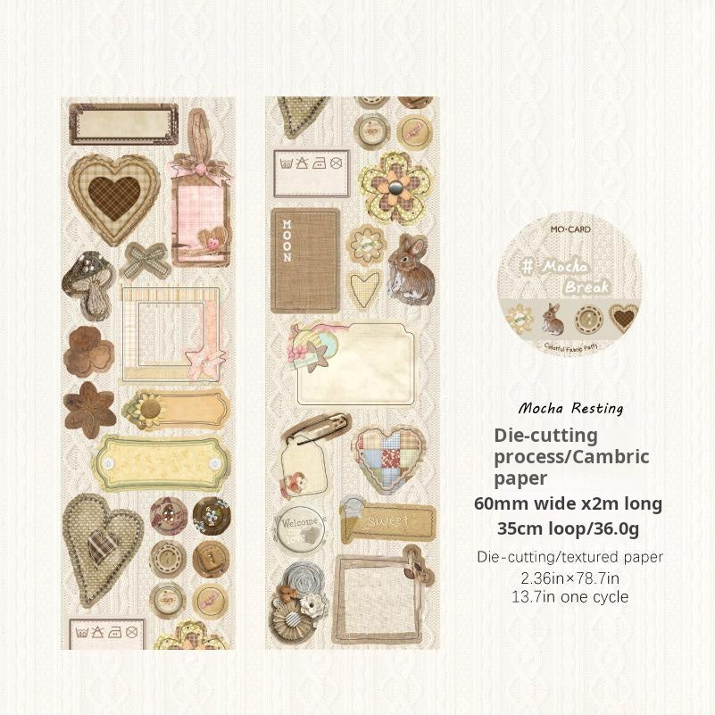 1031 Color Cloth Party tape -6cm*2m