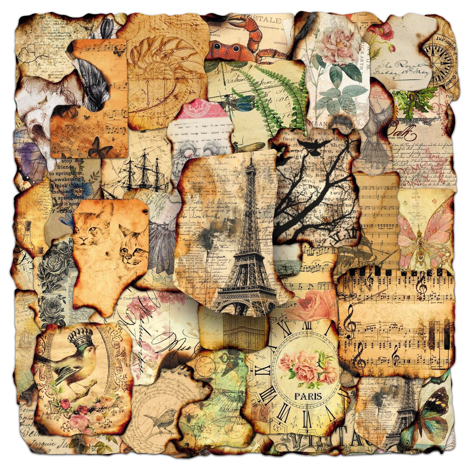 1230 50 Burn marks Stickers