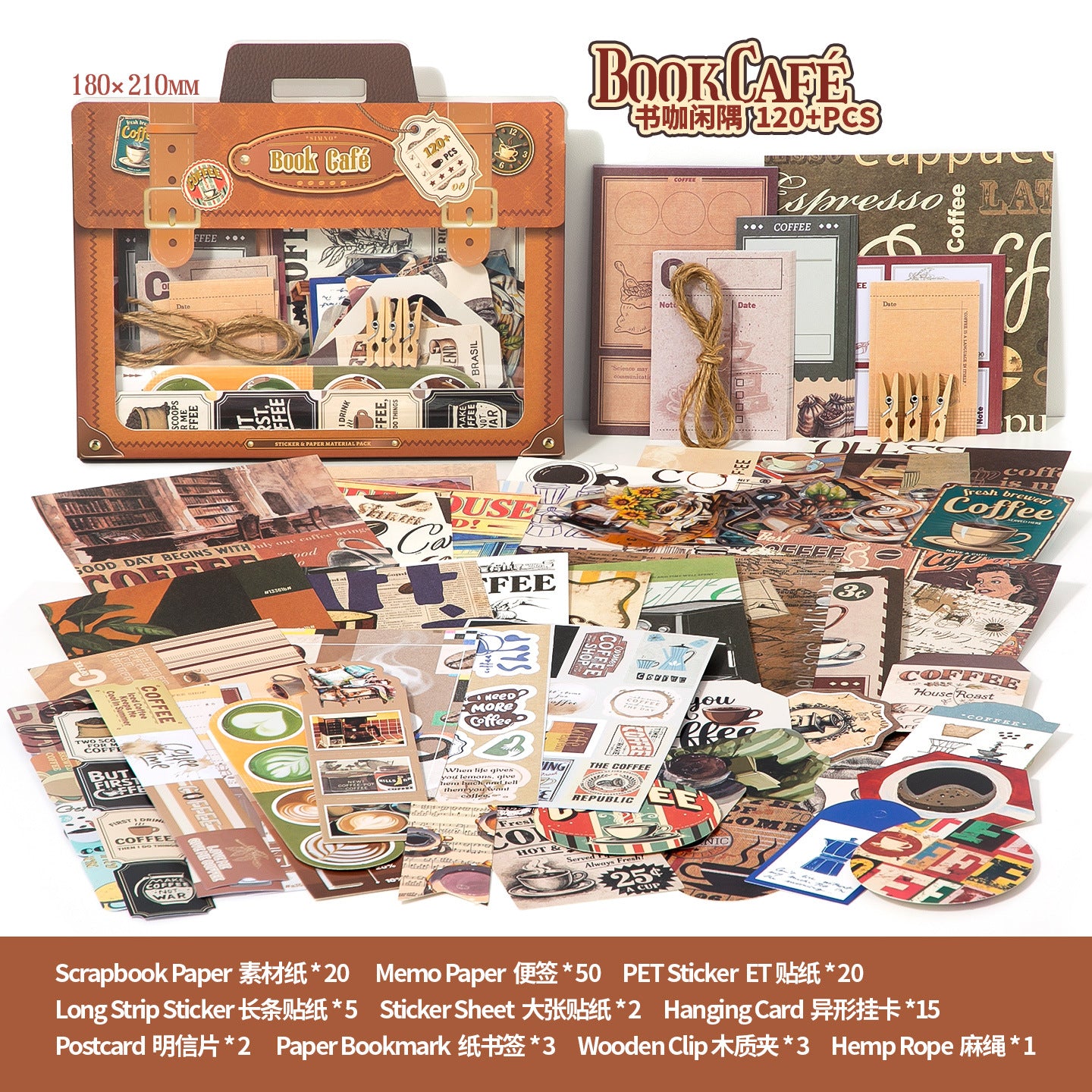 Vintage Portable Diary Mixed pack -120Pcs each pack