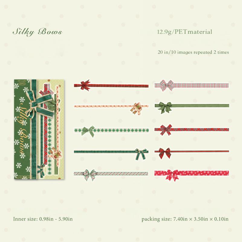 0905 Christmas PET Sticker -20Pcs each pack