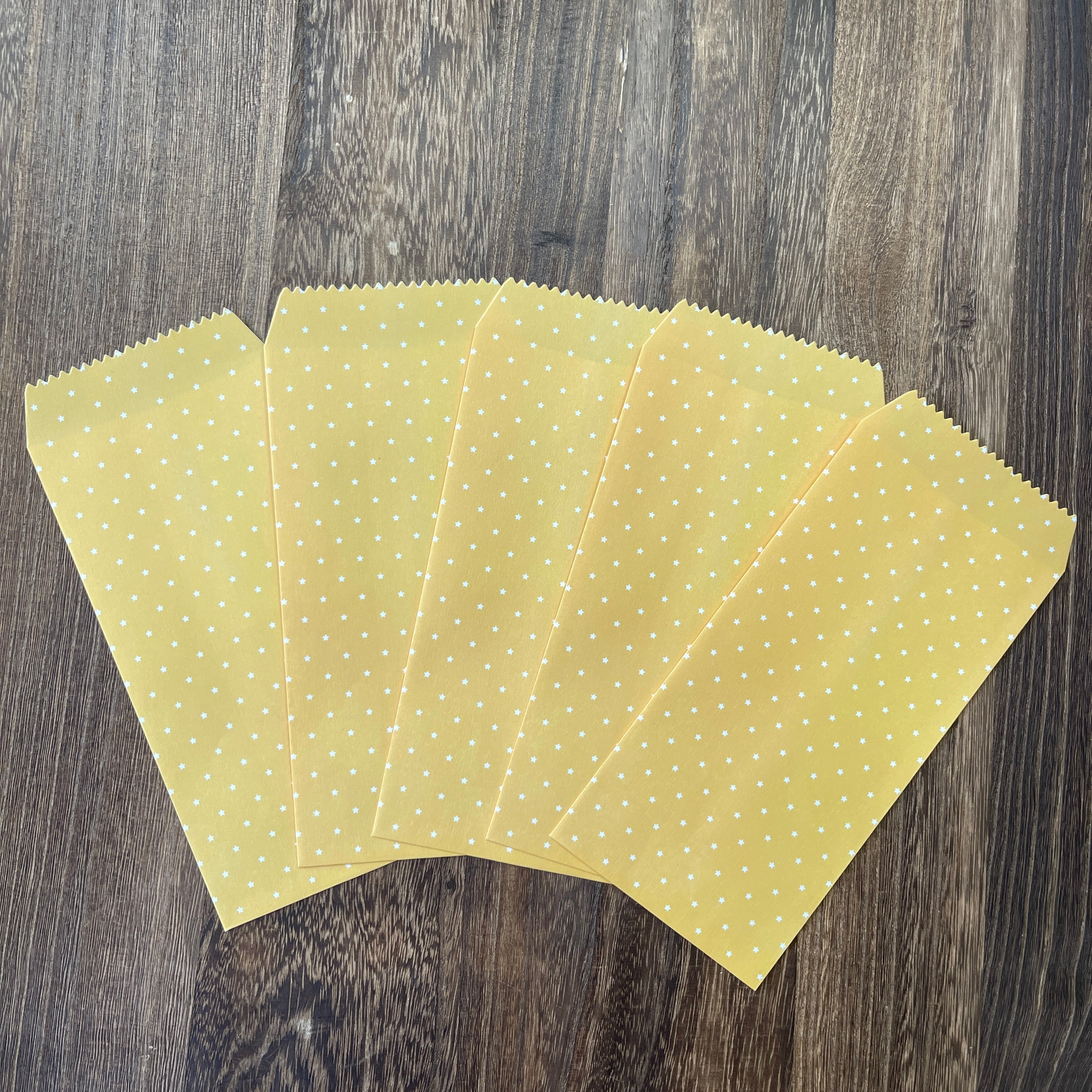 0822 Candy-colored envelopes 1 pack 5pcs